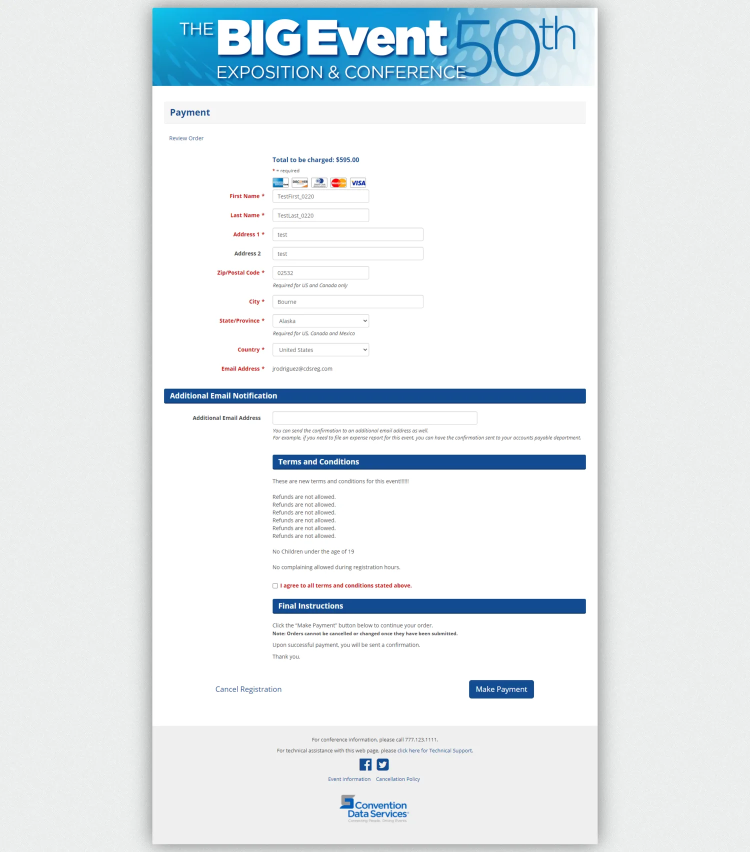Step 4 — PCI-compliant payment