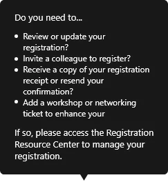 Resource center info