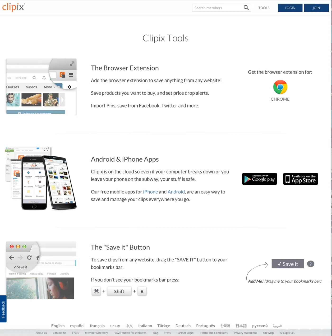 Web — Clipix Tools