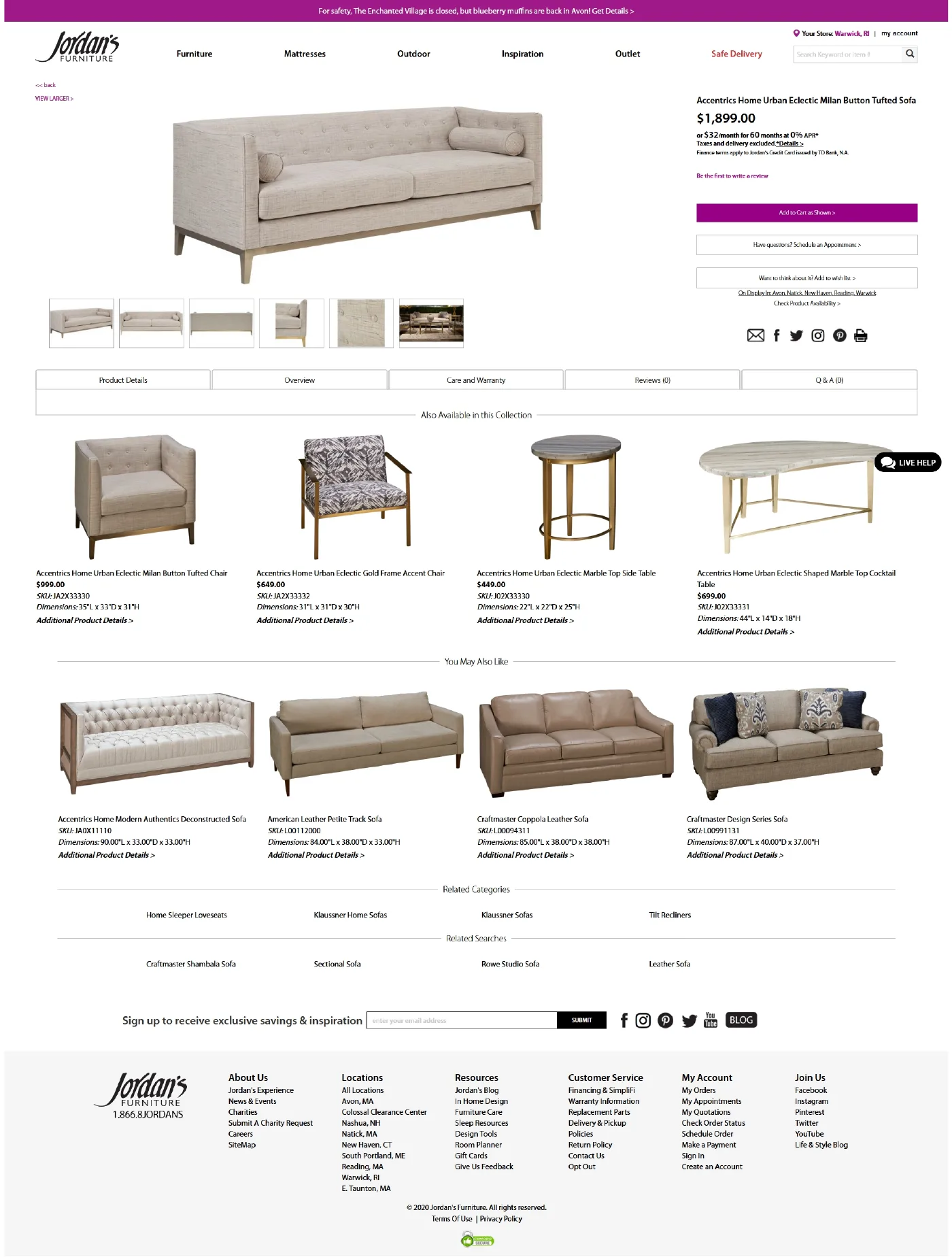 1 · Current product page