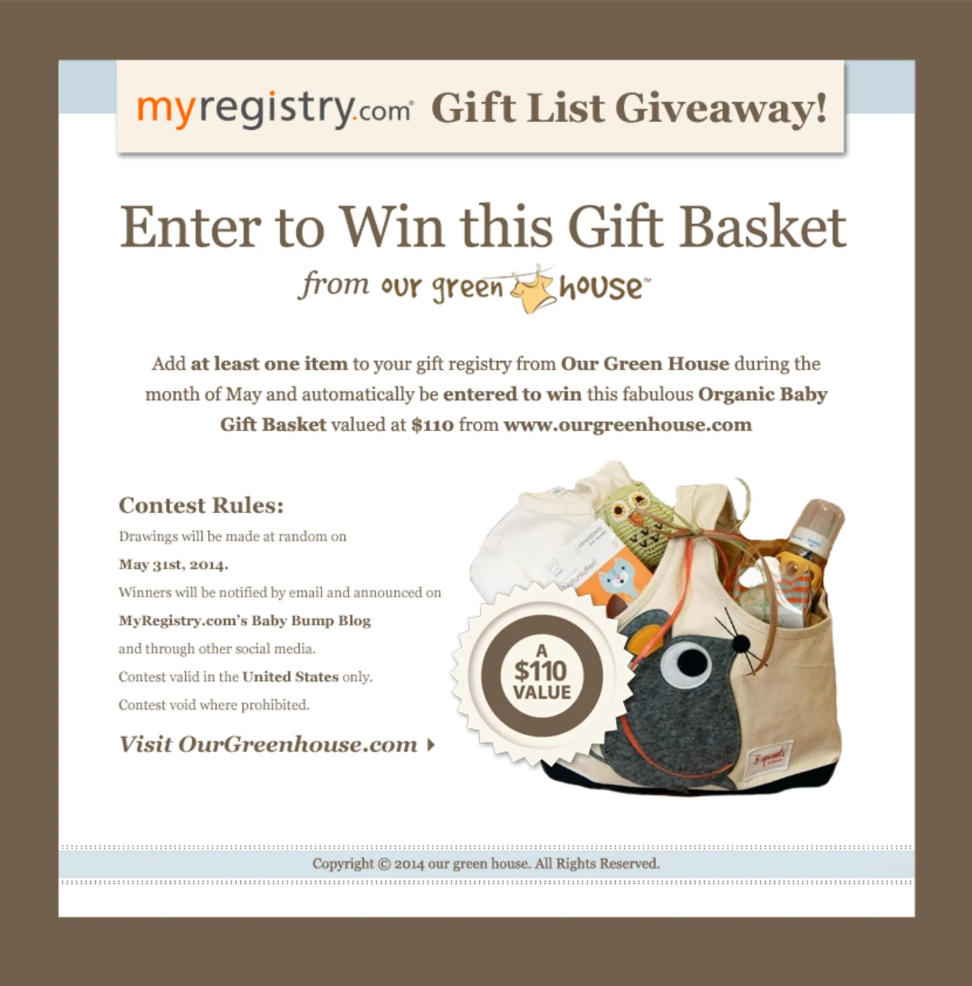 Giveaway promo