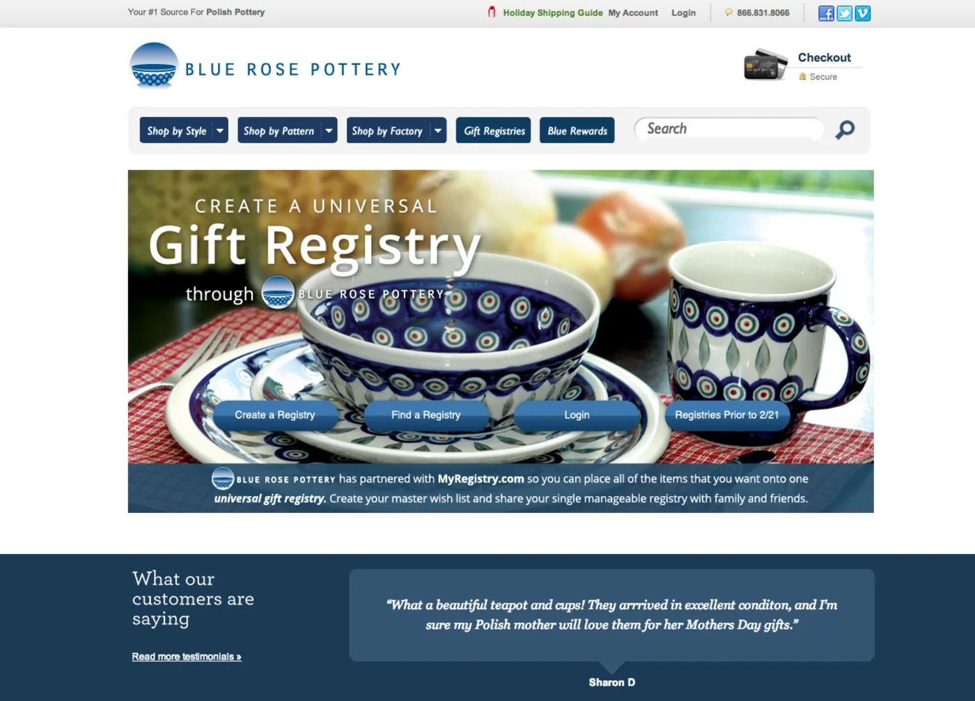 Blue Rose Pottery