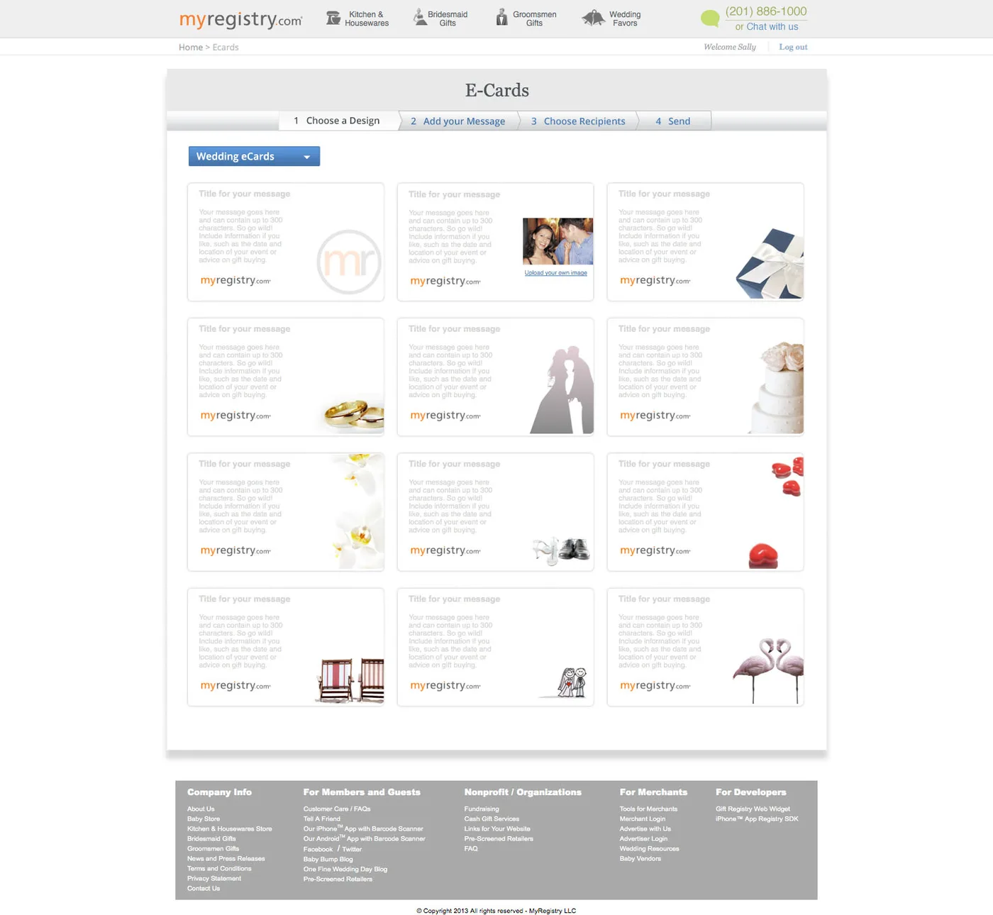 Gift e-cards